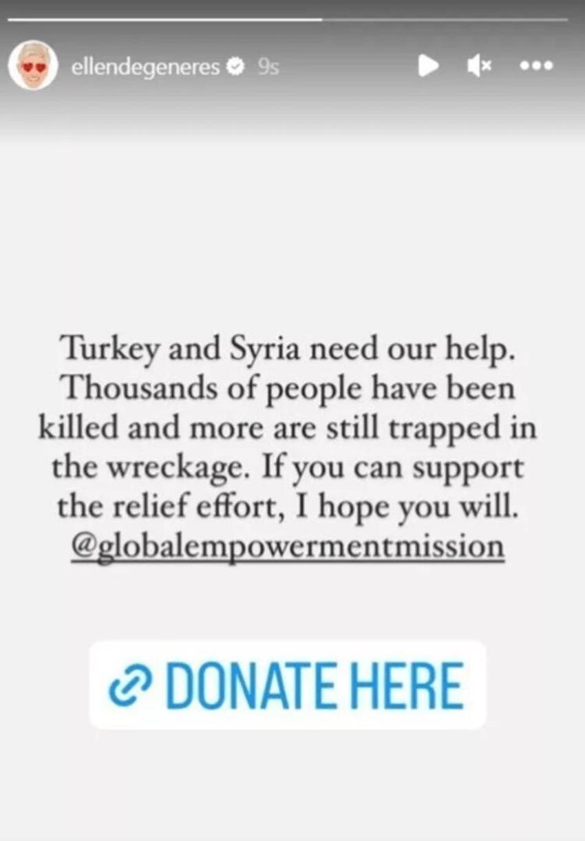 Dünyaca ünlü yıldızlardan deprem paylaşımları geldi!