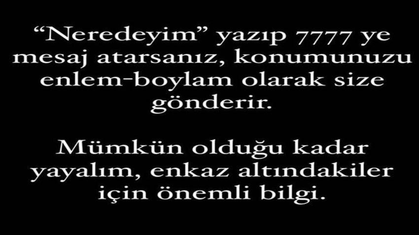 Neredeyim 7777 nedir, doğru mu? Şu an neredeyim konum gönderiyor mu, deprem sonrası neredeyim yazıp konumumu göster yetkililere gidiyor mu?