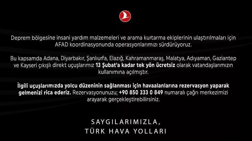 Hangi illerden uçuşlar ücretsiz olacak? Deprem bölgesinden ücretsiz uçak bileti nasıl alınır? (Pegasus, THY)
