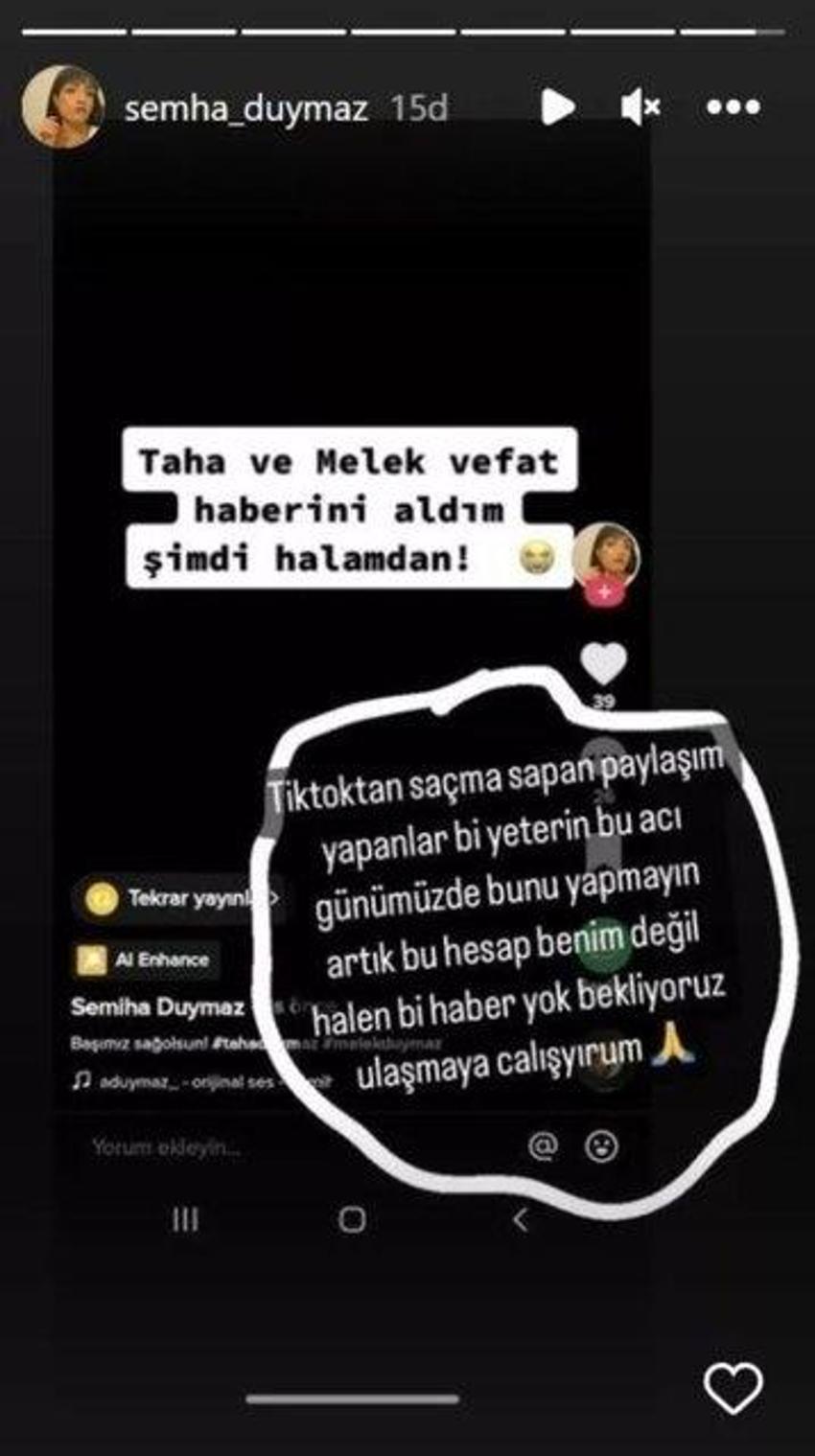 Taha Duymaz ailesiyle birlikte enkaz altında kaldı! Ablasından ölüm iddialarına yanıt