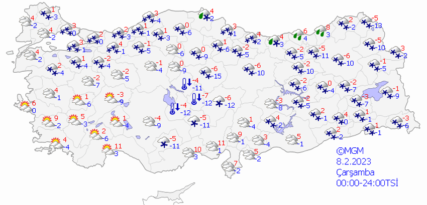 Şiddetli kar yağışı ve kar sağanakları başladı! Meteoroloji'den son dakika uyarısı, devam edecek