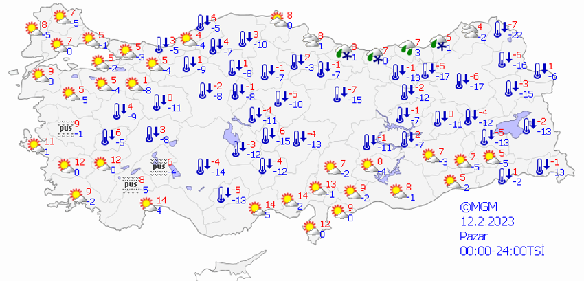 Yeni kar yağışı ve fırtına uyarısı! Meteoroloji son dakika il il duyurdu, sıcaklık eksi 7'ye düşecek