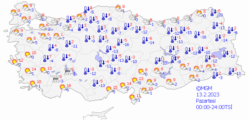 Yeni kar yağışı ve fırtına uyarısı! Meteoroloji son dakika il il duyurdu, sıcaklık eksi 7'ye düşecek