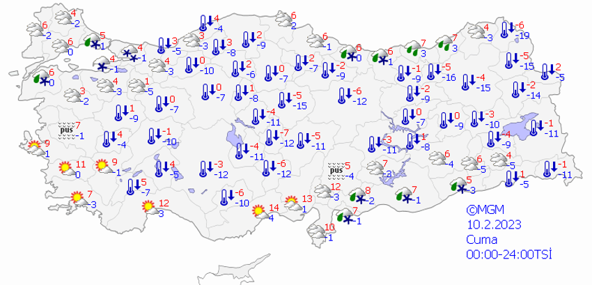 Yeni kar yağışı ve fırtına uyarısı! Meteoroloji son dakika il il duyurdu, sıcaklık eksi 7'ye düşecek
