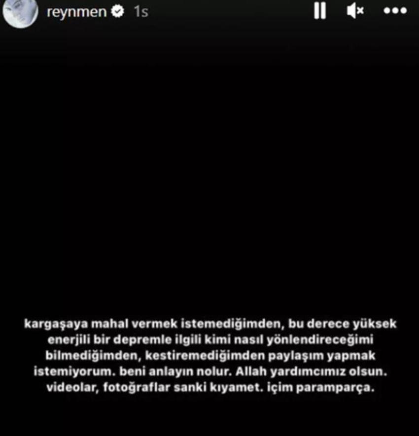 Reynmen: Bu ülke bizim, bu millet bizim