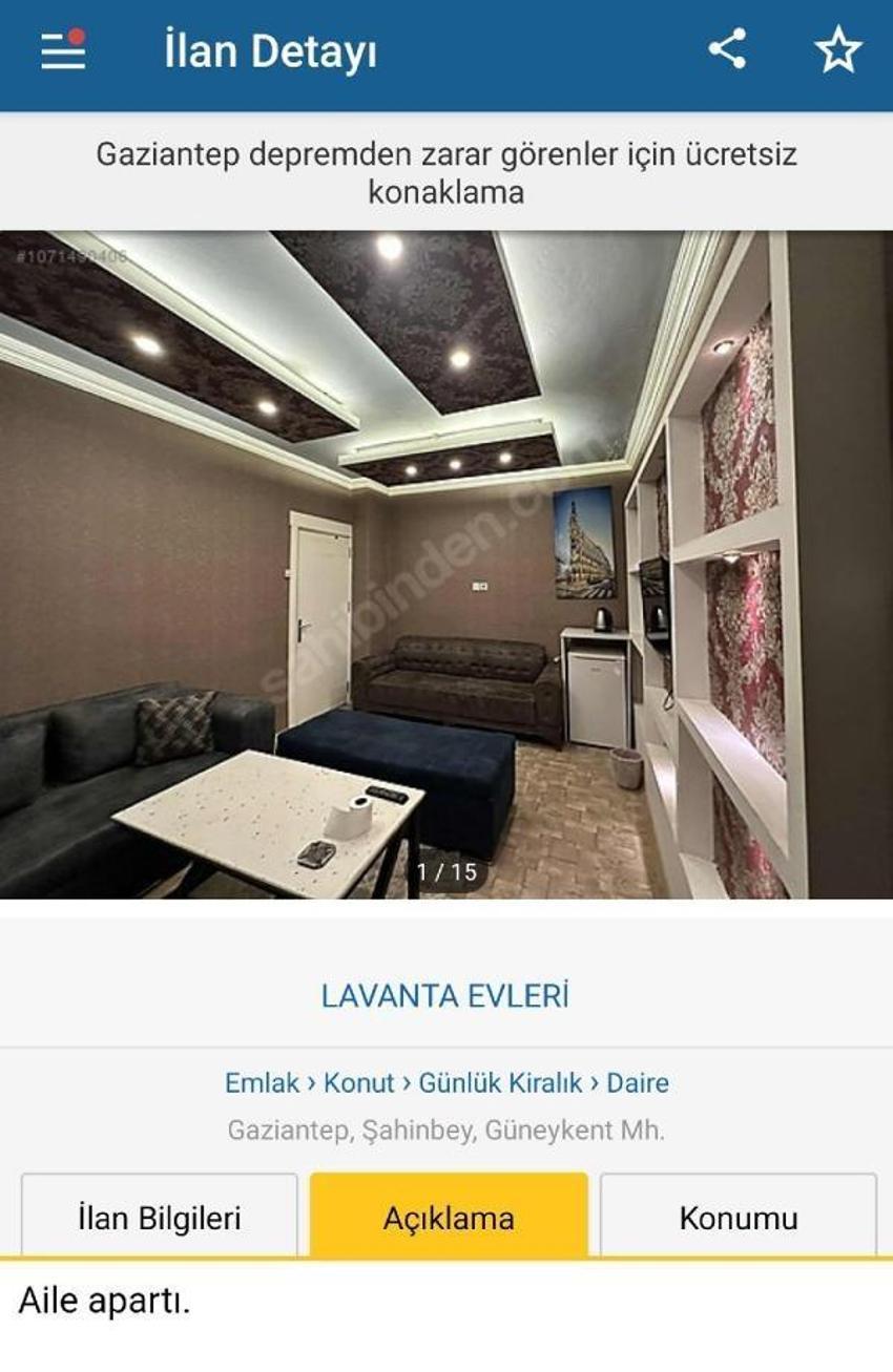 Kiralık evler depremzedeler için ücretsiz ilana dönüştü
