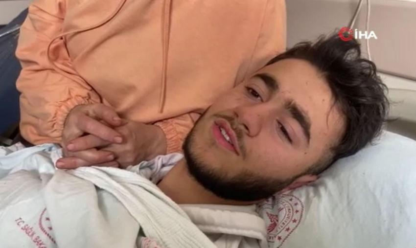 17 yaşındaki Adnan enkaz altındaki 94 saati anlattı: Onların sesi bana geliyor benimkisi gitmiyordu