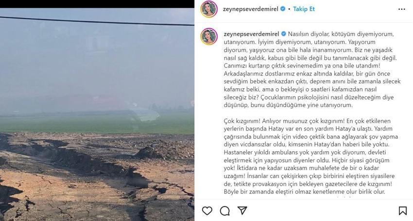 Zeynep Demirel: 'Ağlayarak şov yapma' diyen vicdansızlar oldu!