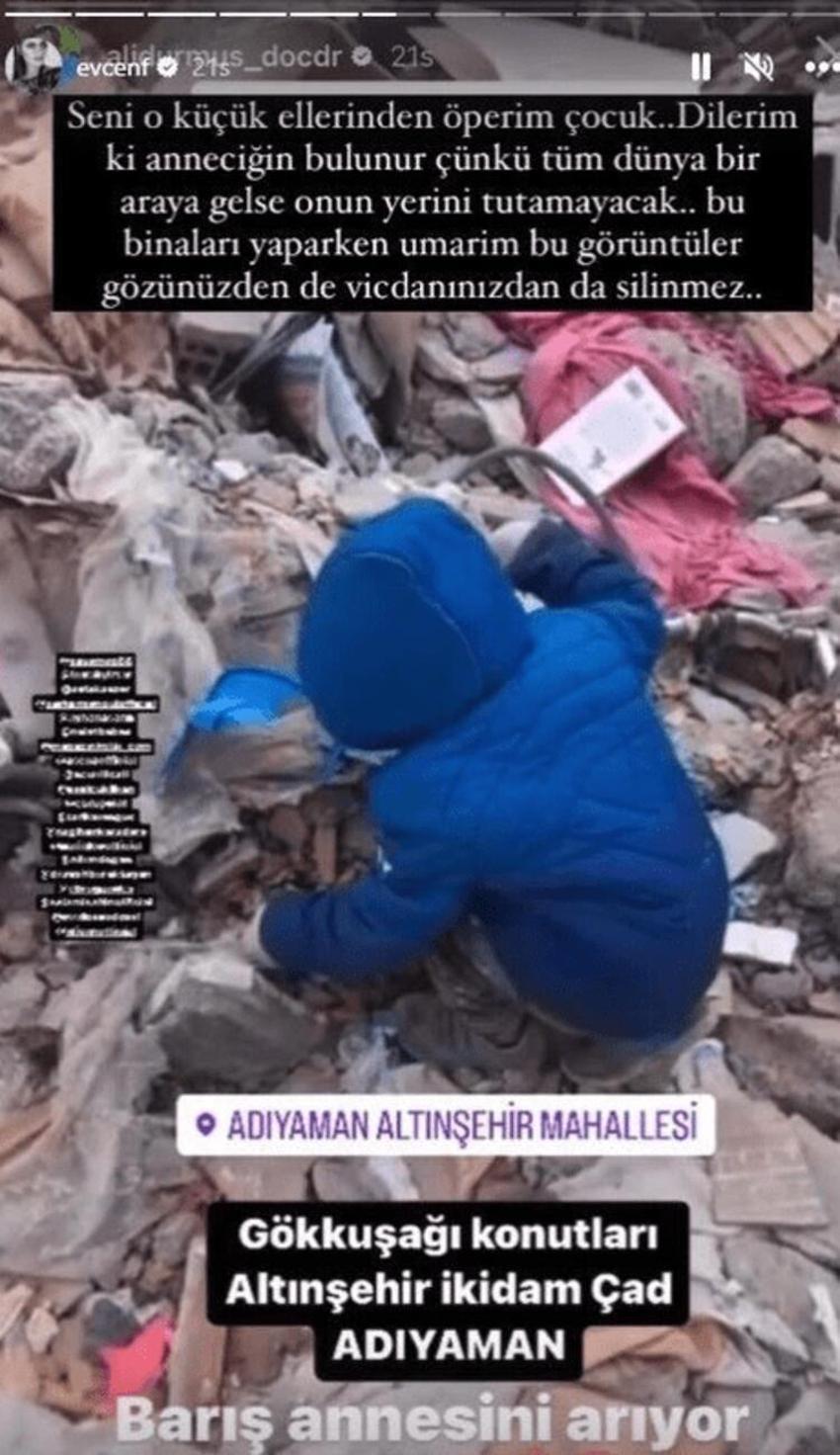 Fahriye Evcen'in paylaşımı yürek yaktı!