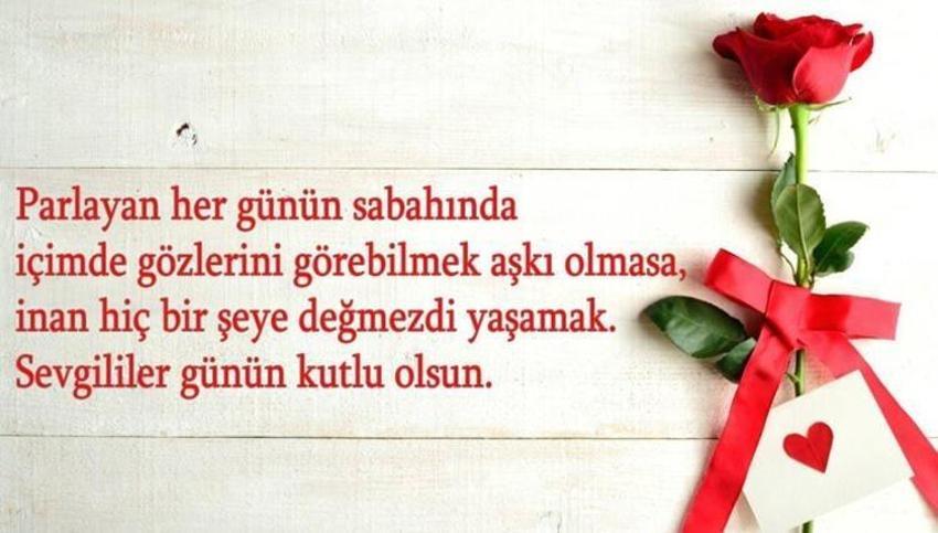 Sevgiliye 14 Şubat yıldönümü mesajları! Sevgililer Günü'nde sevgiliyi mutlu edecek notlar, romantik sözler