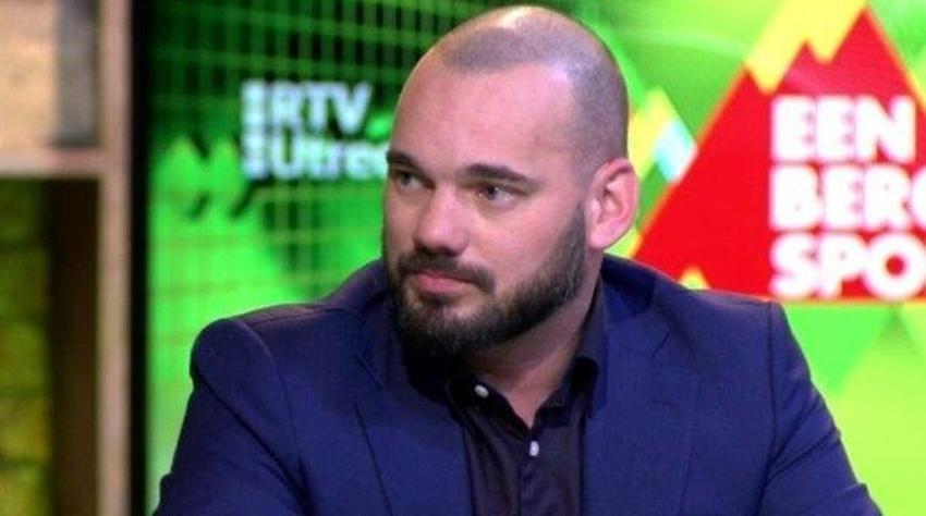 Kimse fark etmemişti! Sneijder canlı yayında açıkladı: Ajax Türk bayraklı pazubandı takmadı