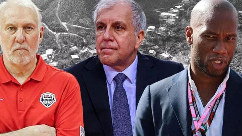 Depremzedeler için sıraya girdiler! Drogba, Obradovic, Popovich ve diğerleri