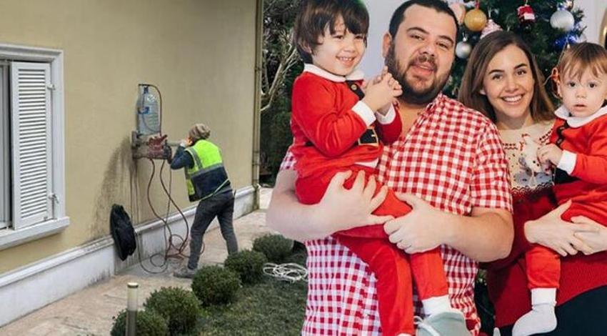 Berfu Yenenler ve Eser Yenenler çiftinden deprem önlemi!