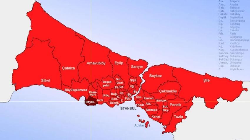 İstanbul'da en aktif fay hattına yakın ilçeleri açıkladı! 9 ilçe tehlike altında