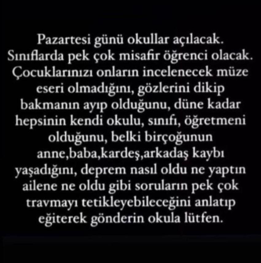 Işın Karaca'dan velilere uyarı! 'Bu sorular pek çok travmayı tetikler'