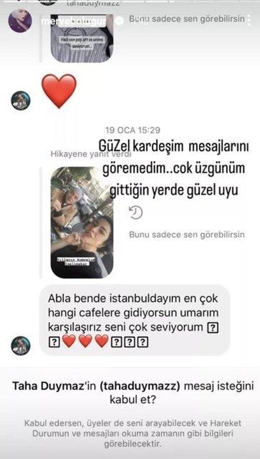 Merve Boluğur'un Taha Duymaz pişmanlığı!