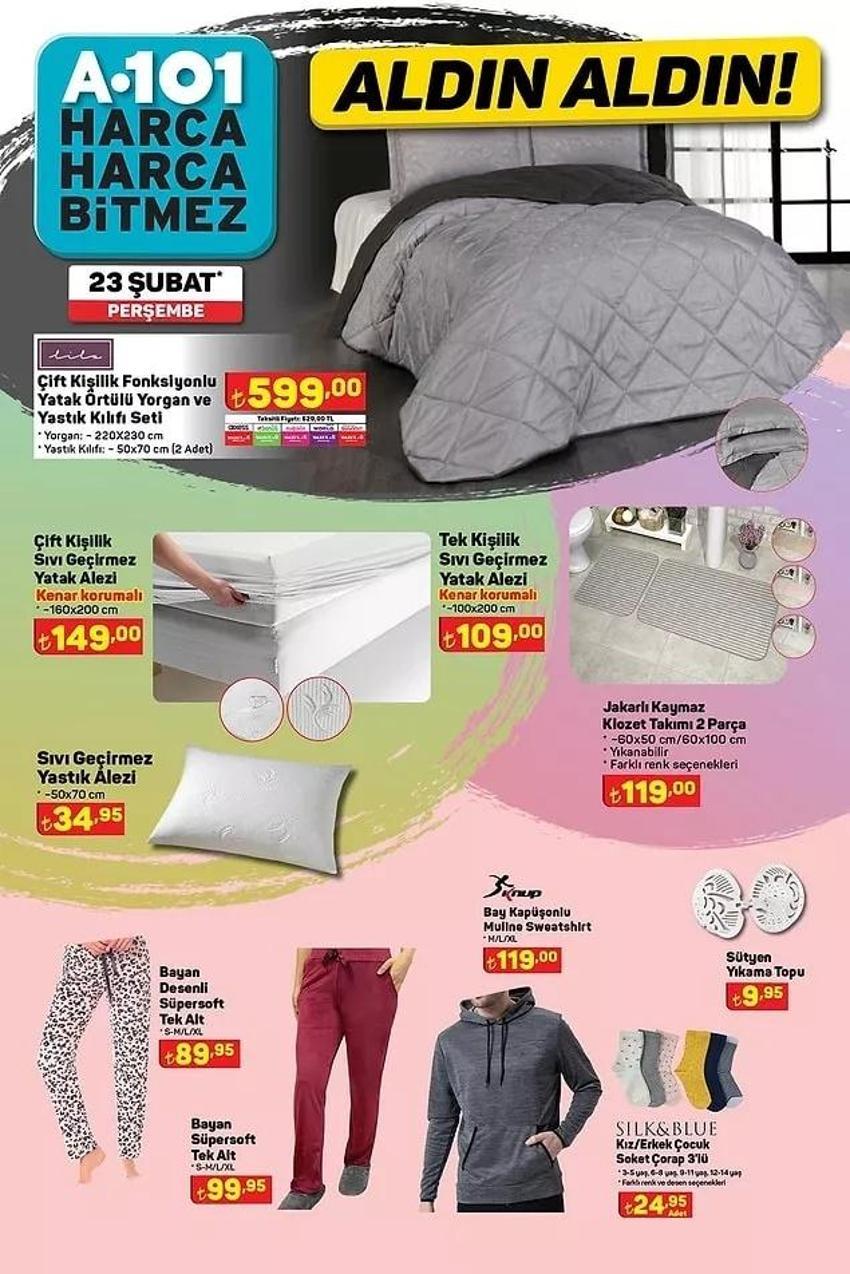A101 25 Şubat katalog 2023 yayınlandı! İndirimli ürünler listesi... 8'li tuvalet kağıdı 45 TL, 830 Gr Salça 36 TL