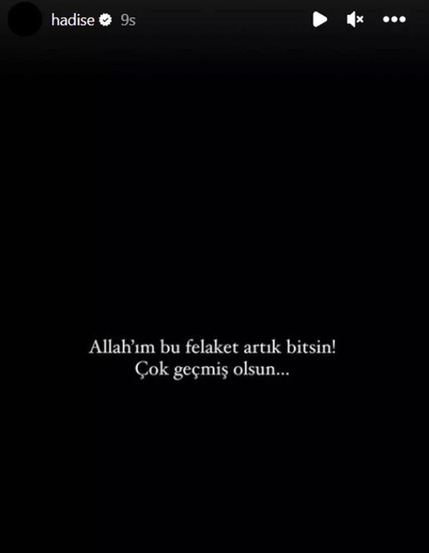 Hadise üzüntüsünü dile getirdi: Allah'ım bu felaket artık bitsin!