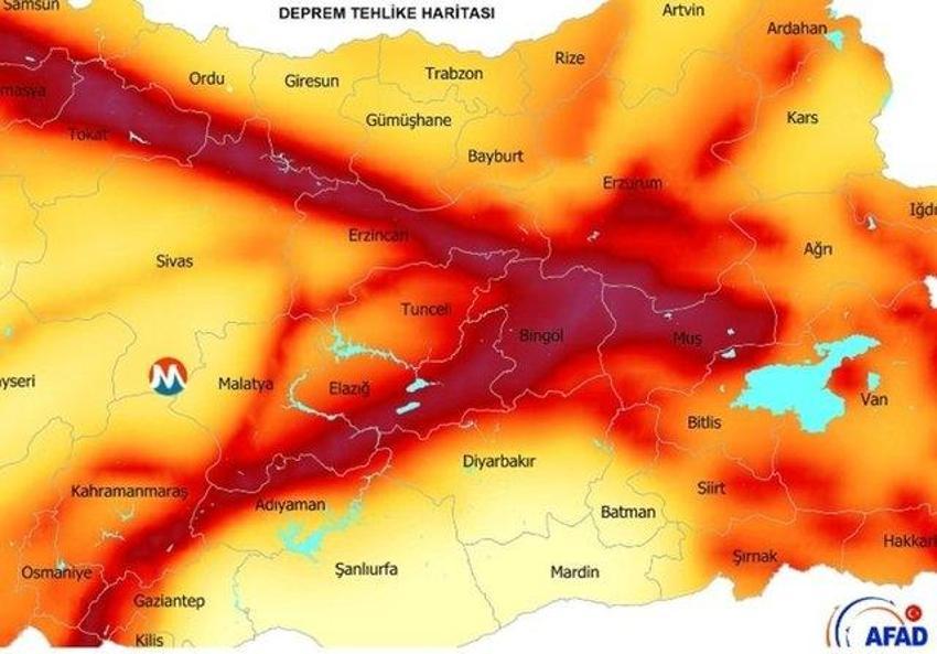 Malatya fay hattı haritası! Malatya fayı nerelerden geçiyor? Malatya fayı kırıldı mı, aktif mi, en son ne zaman kırıldı?