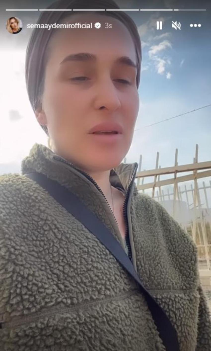 Sema Aydemir Hatay'da depreme yakalandı! 'Yanımızdaki binanın duvarları yıkıldı'