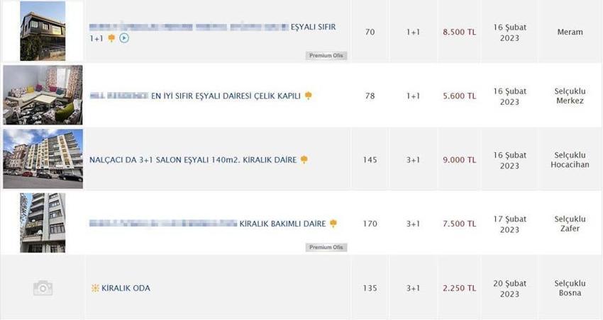Fahiş fiyatla evleri kiraya verenlere 100 bin liraya kadar ceza kesilecek
