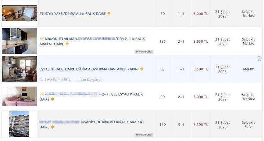 Fahiş fiyatla evleri kiraya verenlere 100 bin liraya kadar ceza kesilecek