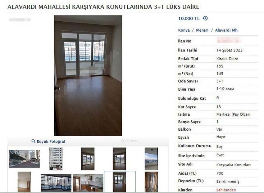 Fahiş fiyatla evleri kiraya verenlere 100 bin liraya kadar ceza kesilecek