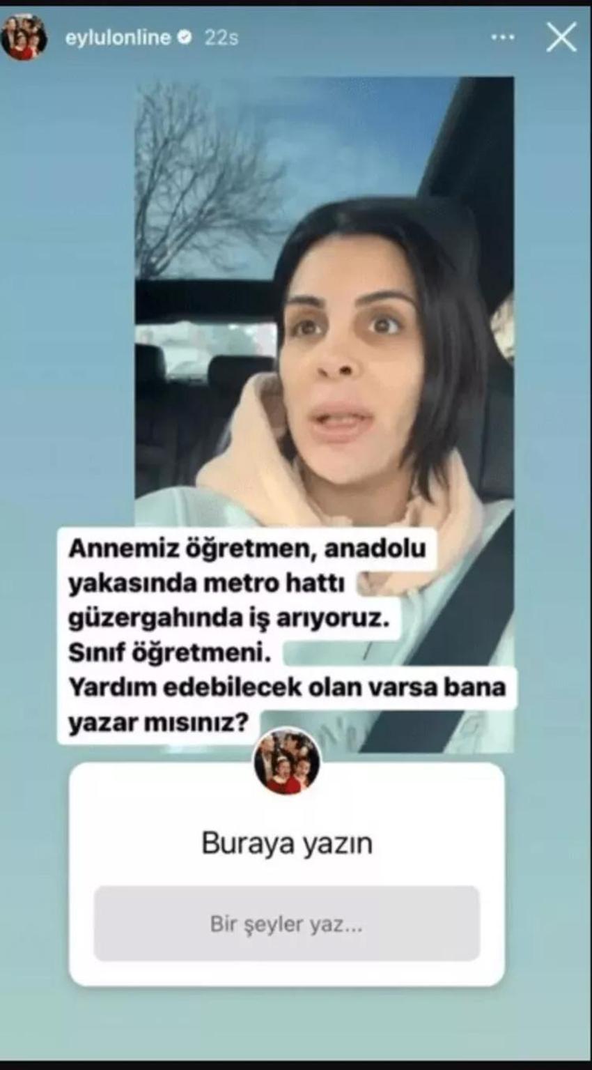 Eylül Öztürk'ten takdir toplayan hareket!