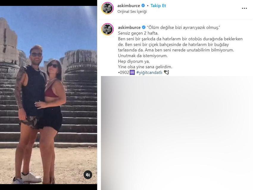 Depremde sevgilisini kaybeden Aşkım Burçe: Yine olsa, yine sana gelirdim