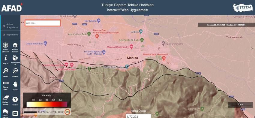 Manisa fay hattı sorgulama! Manisa’da fay hattı var mı, deprem bekleniyor mu 2023? Manisa deprem bölgesi mi, fay hattı nerelerden geçiyor? İlin deprem risk haritası! 