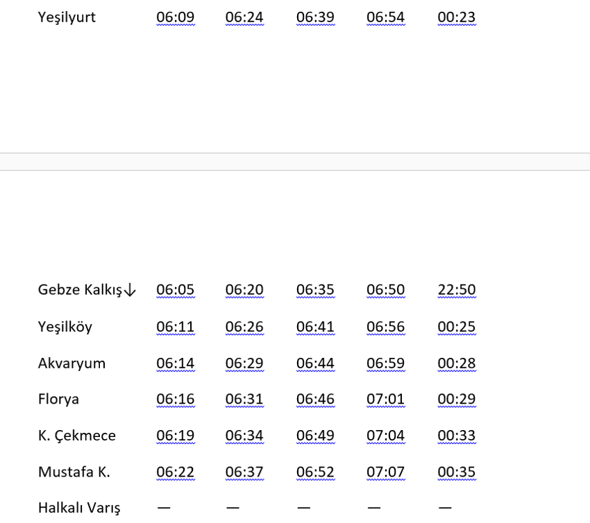Marmaray Durakları İsimleri... Güzergahı, saatleri! Marmaray kaçta açılıyor, son sefer saat kaçta? Gebze-Halkalı Marmaray kaça kadar açık, kaç TL?