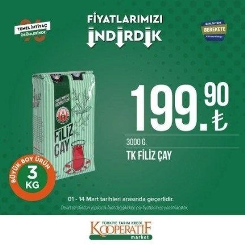 Tarım Kredi Market'te Ramazan indirimi 13-31 Mart 2023 katalog yayınlandı! 9 KG deterjan 104 TL, 5 LT Ayçiçek Yağı fiyatı indi