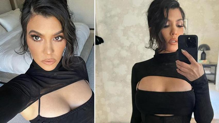 Kourtney Kardashian'dan yeni imaj!