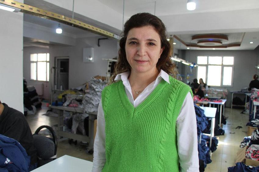 Devlet desteği ile tekstil atölyesi kurdu! Ev kadınıyken patron oldu