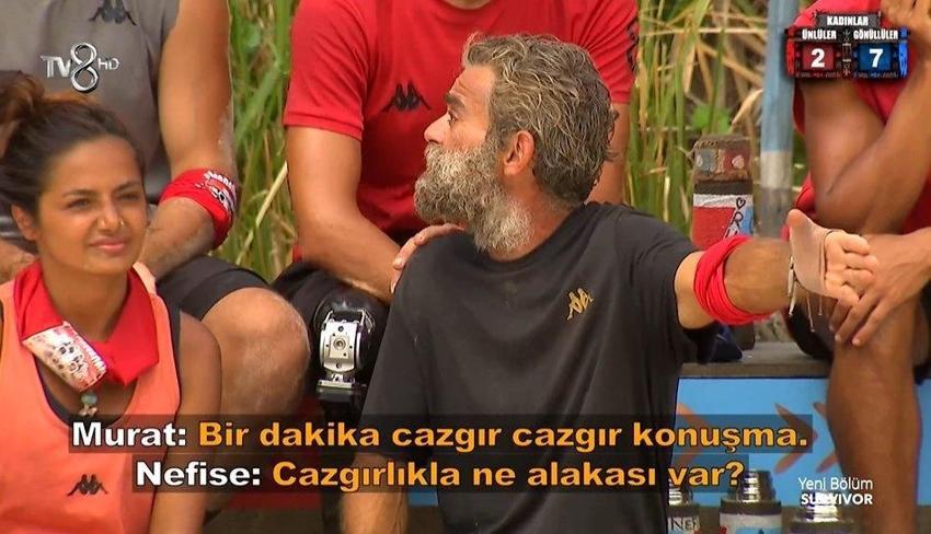 Survivor Nefise'ye lakabı Murat Eken taktı! Sayı kaybeden Nefise çılgına döndü