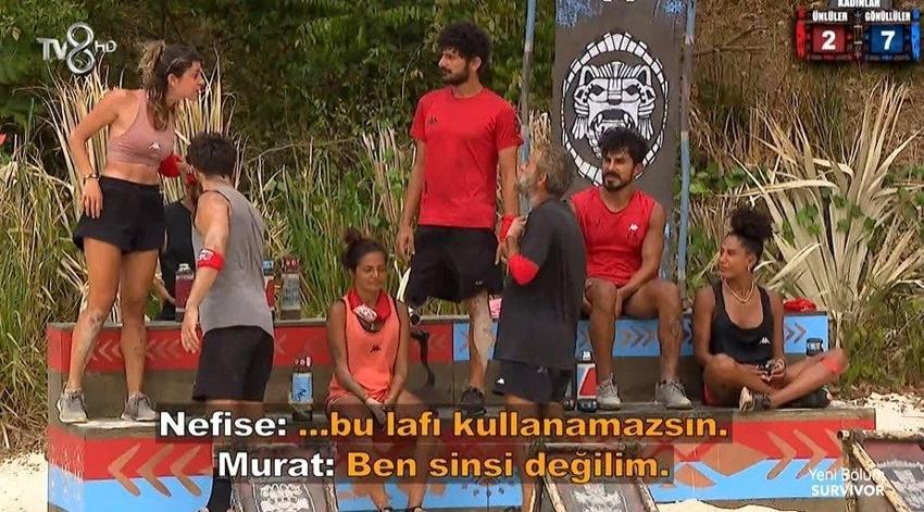 Survivor Nefise'ye lakabı Murat Eken taktı! Sayı kaybeden Nefise çılgına döndü