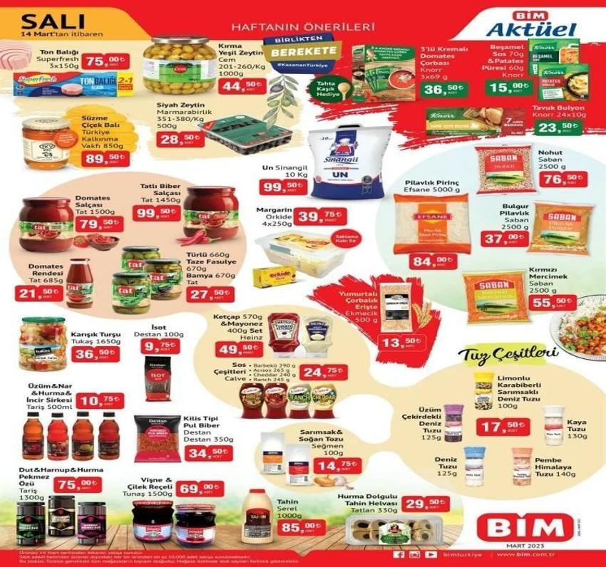 BİM 14 Mart 2023 aktüel katalog yayınlandı! 32'li tuvalet kağıdı 95 TL, Bulaşık tableti 129 TL'ye BİM indiriminde