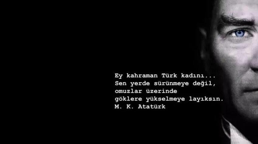 Atatürk’ün kadınlar ve kadın hakları ile ilgili sözleri! Kadınlar gününe özel resimli Atatürk sözleri ile Atatürk’ün 8 Mart ile ilgili sözleri ve Atatürklü kadınlar günü mesajları!