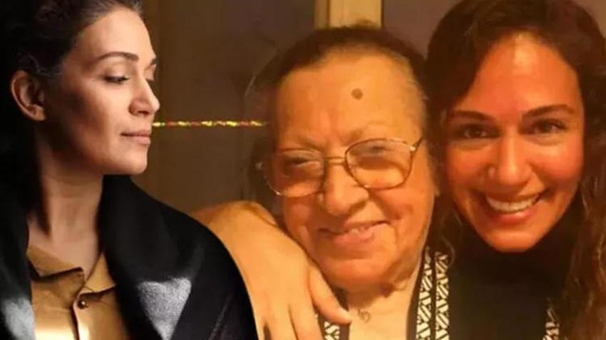 Özge Borak'ın en acı günü! Babaannesini toprağa verdi