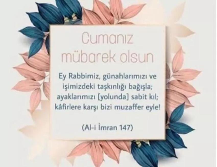 Cuma günü mesajları 2023... Cuma'nın ruhuna uygun dualı, ayetli resimli Cuma Mesajları 10 Mart 2023