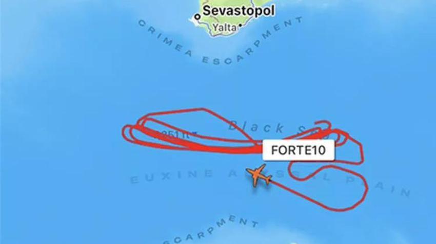 Karadeniz'de radara yakalandı! ABD uçağının Sinop-Sivastopol arasında sır uçuşu