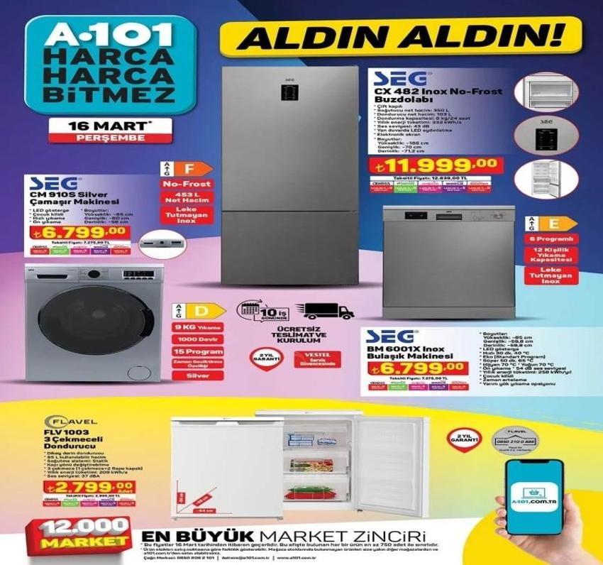A101 aktüel 16 Mart 2023 yayınlandı! Epilasyon aleti, Apec benzinli motosiklet... A101 indirimli ürünler listesi