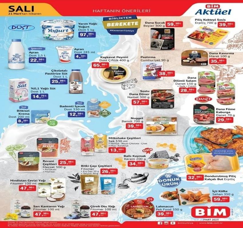 BİM'de Ramazan hazırlığı tamamlandı! BİM 21 Mart 2023 aktüel katalog yayınlandı