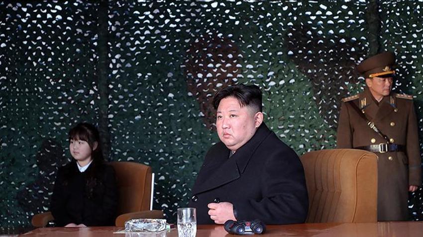 Kuzey Kore lideri Kim Jong-Un emri verdi! Balistik füzeler peş peşe ateşlendi