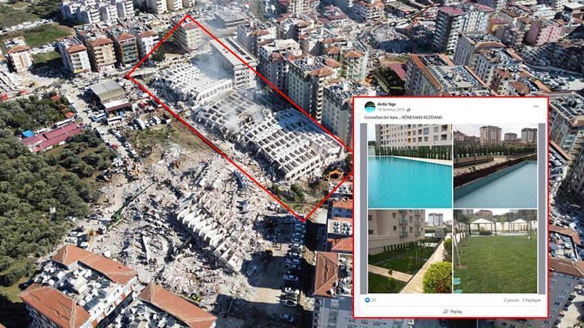 Rönesans Rezidans kaç kişi öldü? Hatay Rönesans Rezidans neden çöktü ve yan yattı? İşte Rönesans Rezidansı bilirkişi raporu!