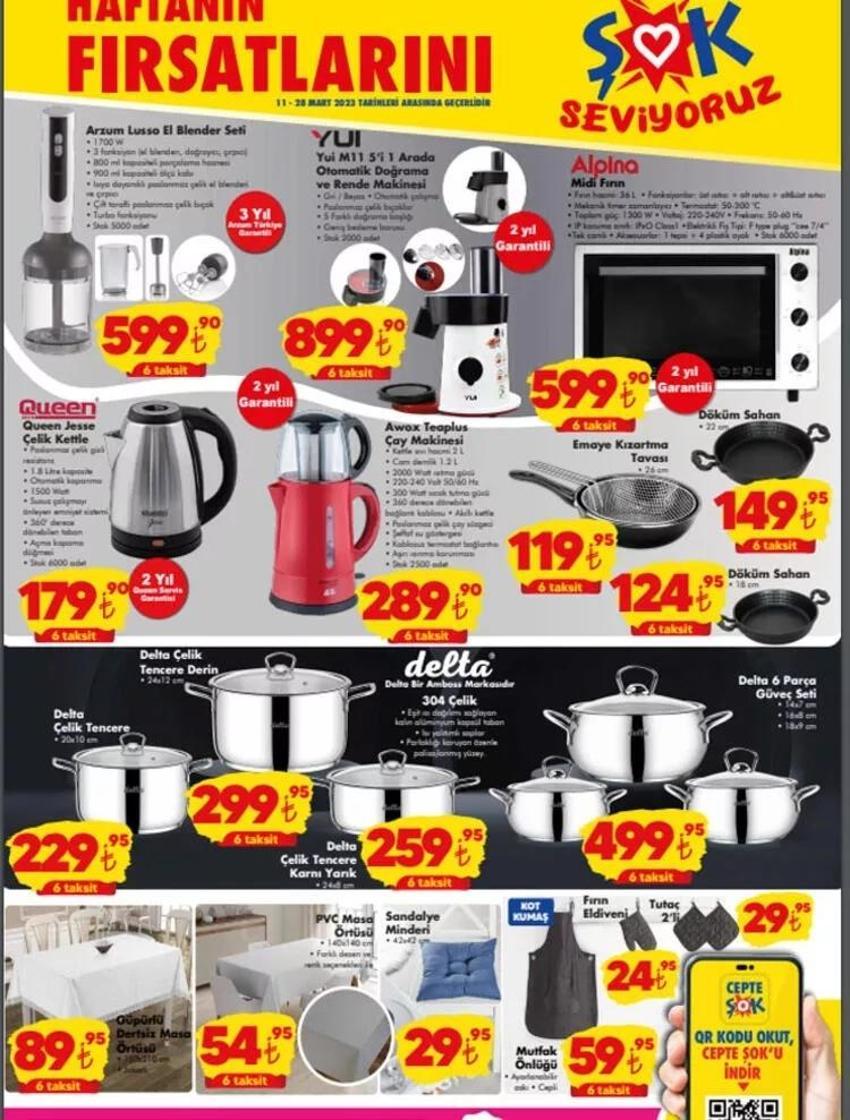 21-28 Mart ŞOK aktüel katalog 2023 yayınlandı! İndirimli ürünlerde Ramazan erzakları var! Güllaç 35 TL, Hurma 14 TL