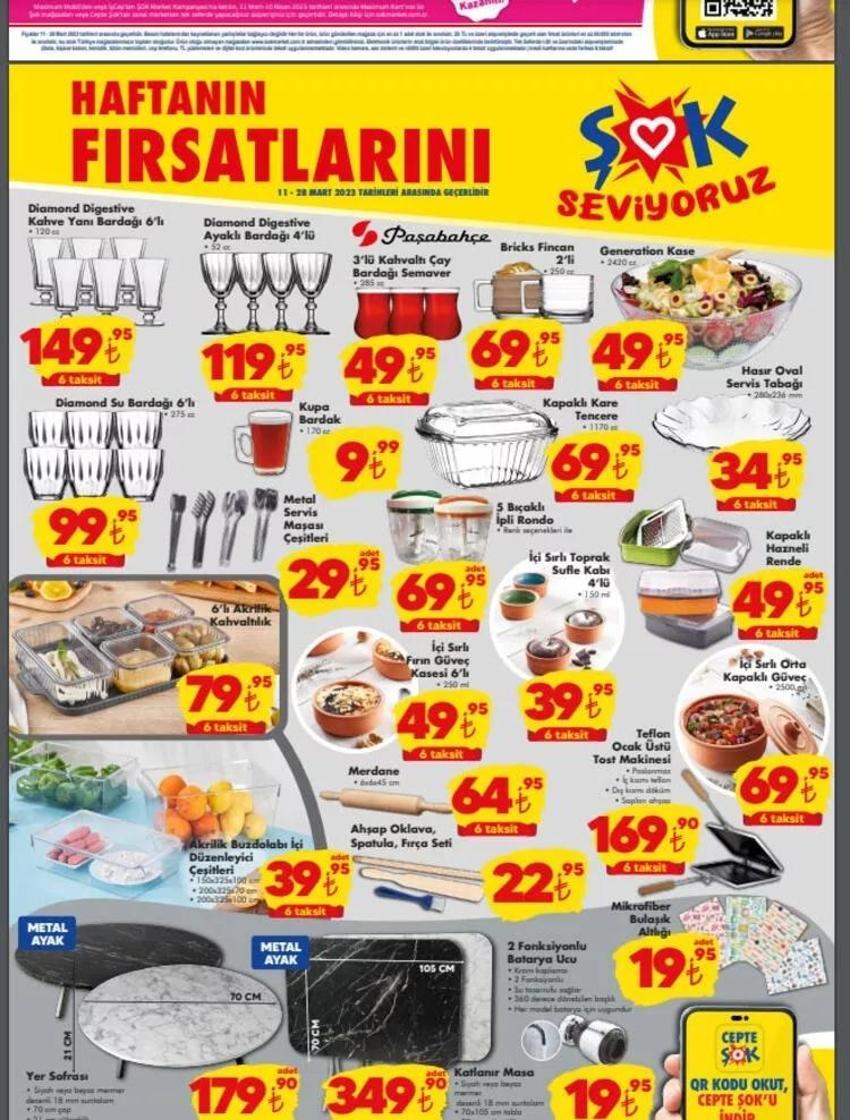 21-28 Mart ŞOK aktüel katalog 2023 yayınlandı! İndirimli ürünlerde Ramazan erzakları var! Güllaç 35 TL, Hurma 14 TL