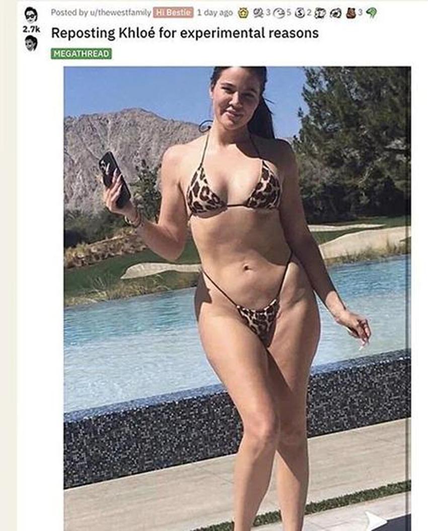 Khloe Kardashian'a takipçilerinden çağrı: Orijinal fotoğrafını paylaş