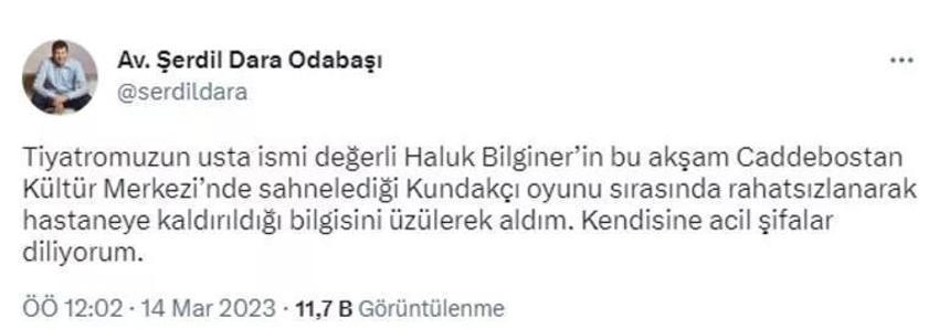 Haluk Bilginer hastanelik oldu! Sağlık durumuyla ilgili açıklama