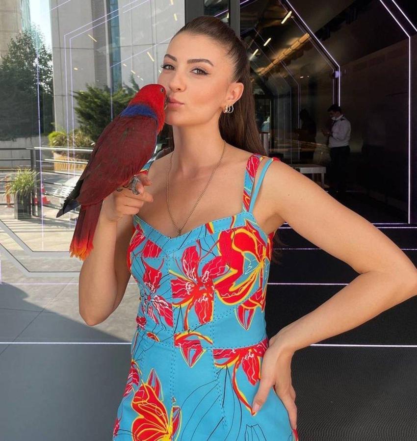 Burcu Özberk'in papağanı kaçtı! Bulana para ödülü verecek